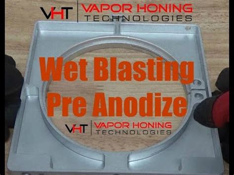 Wet Blasting CNC Parts Pre Anodizing